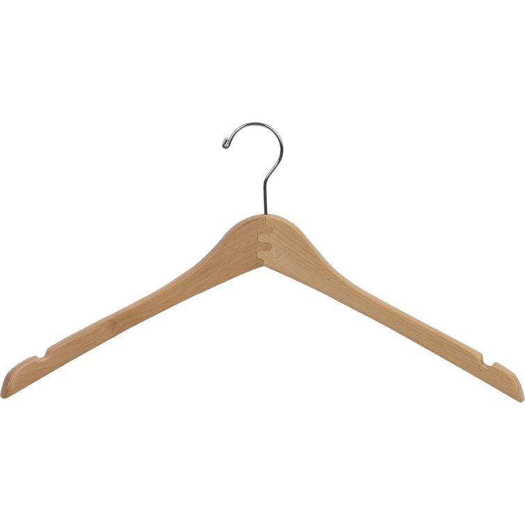 Rebrilliant Wood Standard Hanger for Dress/Shirt/Sweater & Reviews