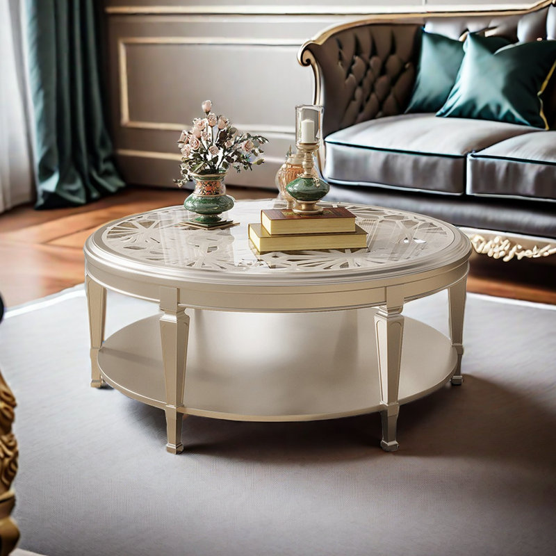 Table basse simple ronde européenne