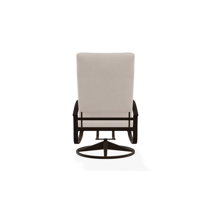 Belle Isle Outdoor Swivel Lounge Chair, Canvas Granite Sunbrella® Canvas, Kona P10, Textured Kona