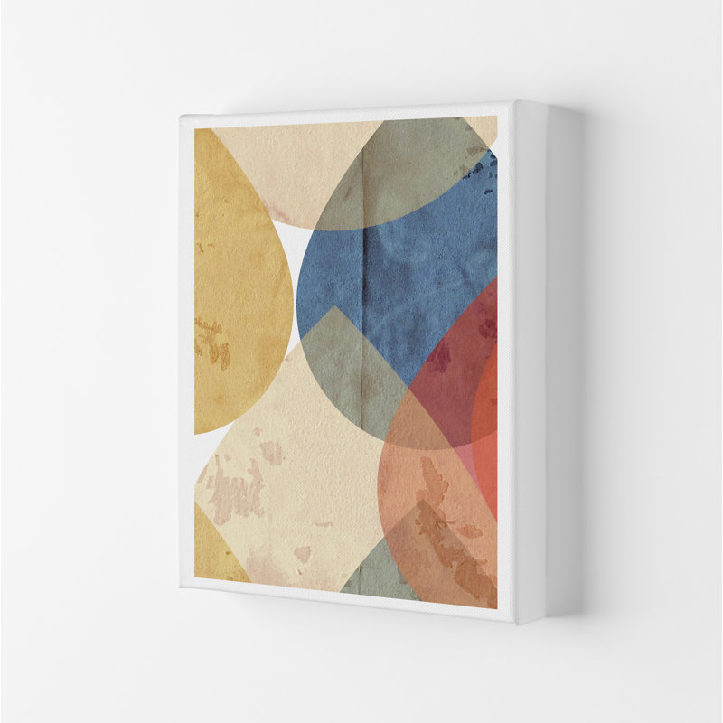 Grunge Colour B 1 Piece Wall Art, 42cm H x 29.7cm W x 4cm D, No Frame