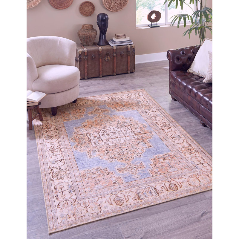Chenille Geometric Indoor Rug, Rectangle 5' x 8'