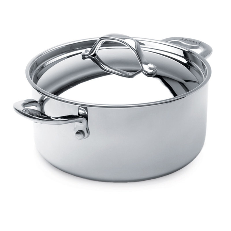 Cocotte ronde en acier inoxydable Cuisinox Super Elite, 3 litres