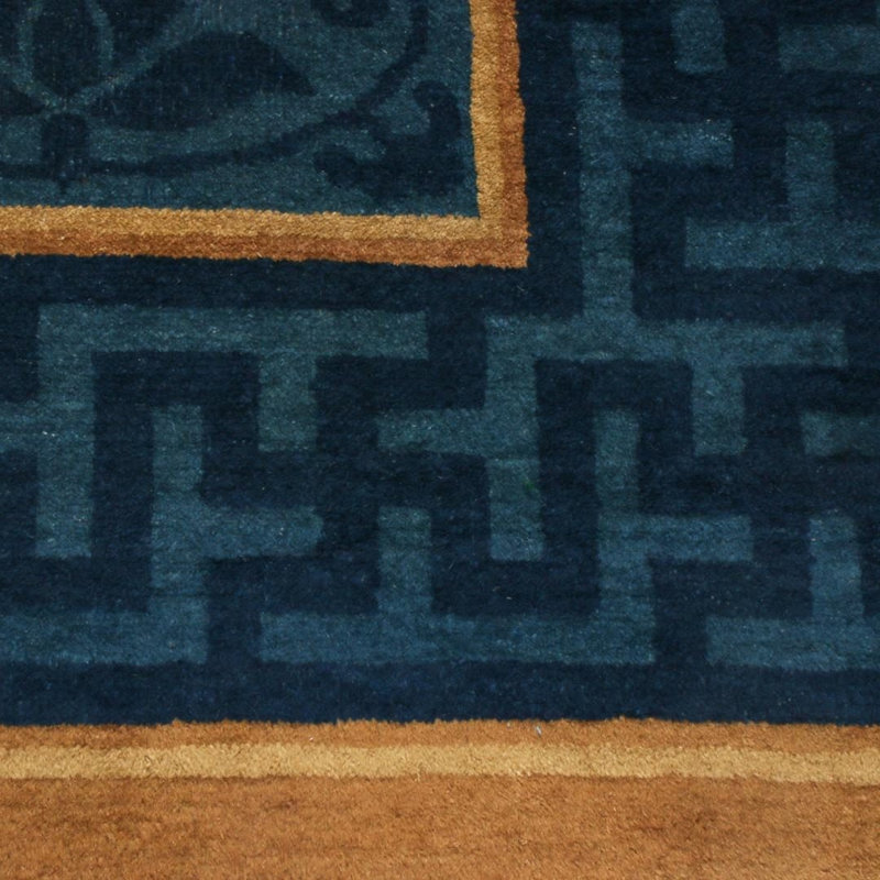 Wool Southwestern Area Rug in Beige/Brown