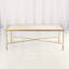 Spike Cocktail Table w/White Marble Top-23116799