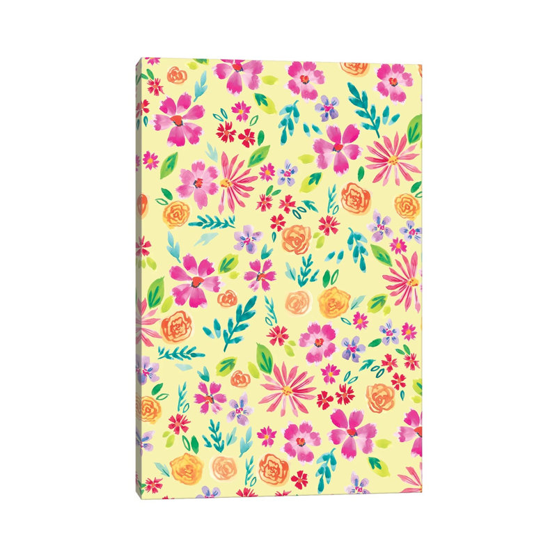 Painted Garden VI by Amanda Mcgee - Wrapped Canvas Painting, 66.04cm H x 45.72cm W x 1.905cm D