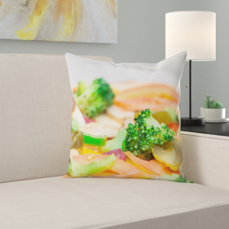 Housse et insert pour coussin pizza