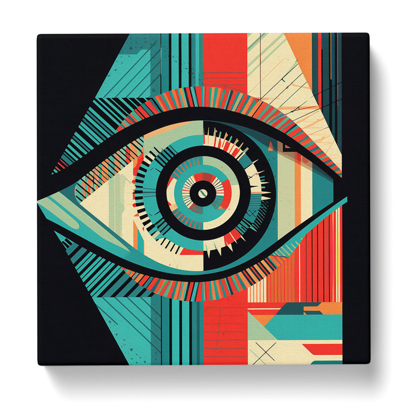 Eye Constructivism - No Frame Print, 35cm H x 35cm W x 3cm D