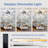 30.7In Ceiling Fan With Lights, Remote Control 3 Color Temperatures,6 Gear Wind Speed Fan Light