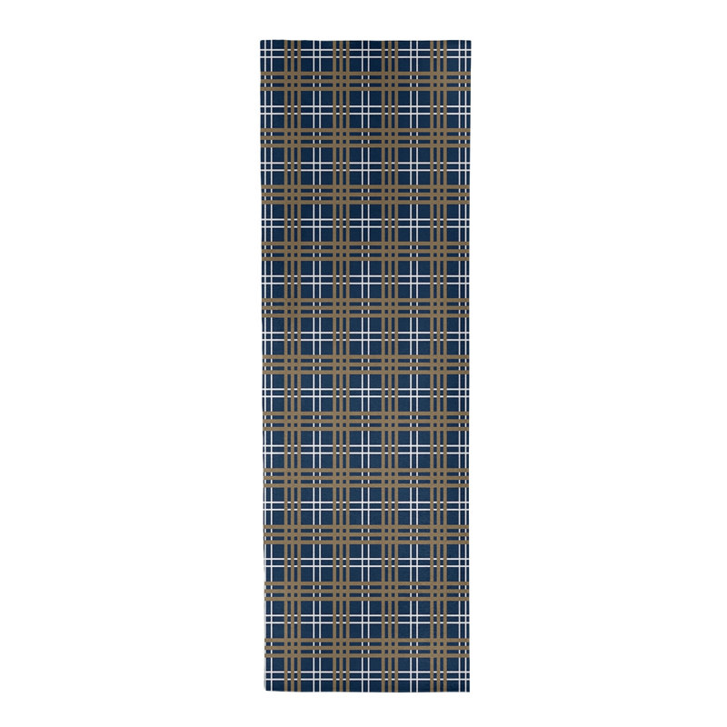 Plaid Indoor Rug, Round 5'