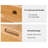 Invincible Appetizer Bamboo Tray - Rectangular Wooden Tray For Tea Cups, Water Glasses, Hotel Dishes, Braised Dishes, And BBQ Platters-1622194600