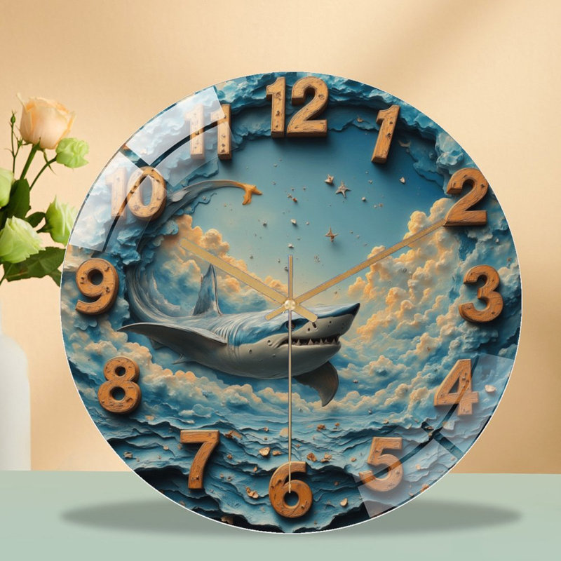 Horloge murale Shark