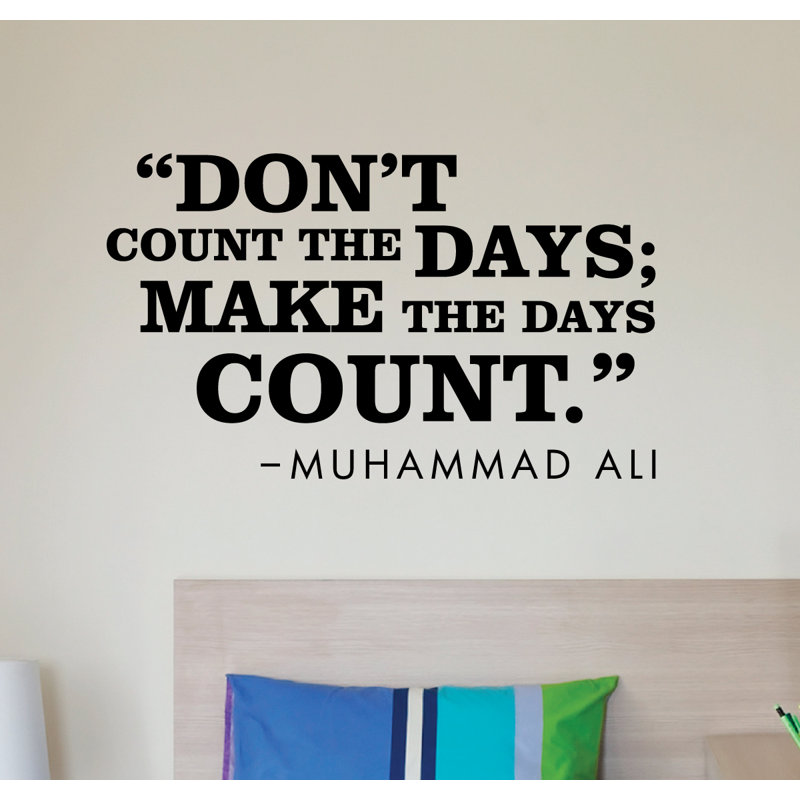 Text & Numbers Non-Wall Damaging Wall Decal