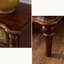 Banc de rangement en bois manufacturé brun