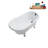 57.5'' x 29.5'' Soaking Acrylic Bathtub-83636127-83636118