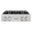 Plaque de cuisson au gaz 30 po avec 4 brûleurs et plaque de cuisson en porcelaine en acier satiné ZLINE ZLINE