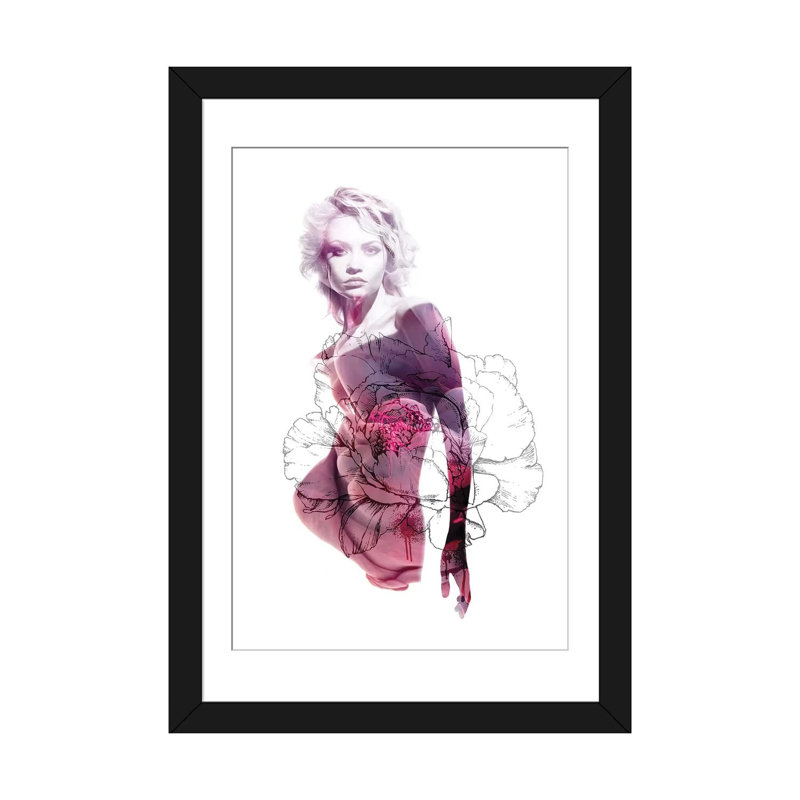 «Welcome II», reproduction sur toile, Papier d'art encadré noir, H 32 po x l 24 po x P 1 po