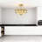4 - Light Modern 17.7" Blossom Semi Flush Mount Chandelier