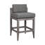 Tabouret d'extérieur en bois avec coussin Aerilyn-93692947-93692945-93692946
