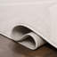 Tapis blanc / crème Banesa Mid-Century scandinave-650249351