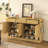 59-inch multifunctional sideboard with drawers and open shelves, suitable for dining rooms and entryways.-630964252