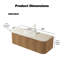 Meuble-lavabo 48 po, 2 tiroirs