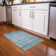 Premium Machine Washable Prisco Teal Rug
