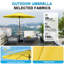Parasol de patio 9 pi avec base-133047211