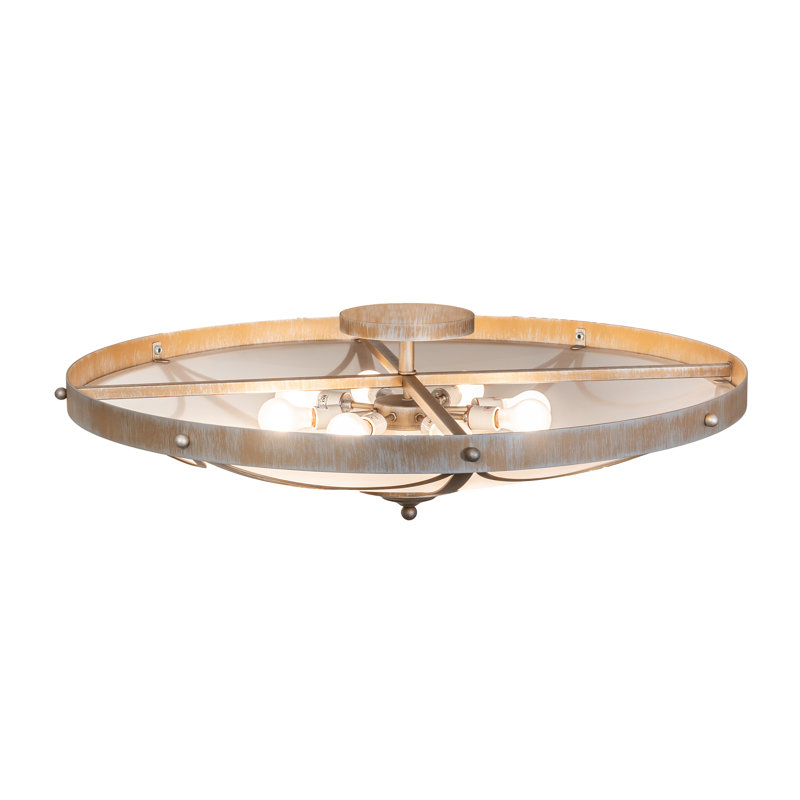 41" Wide Carousel Semi-Flushmount