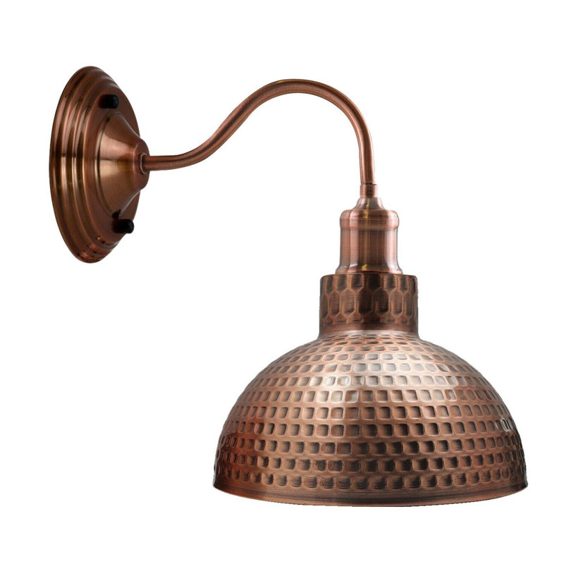 Kallie Armed Sconce, Yes, Brushed Copper