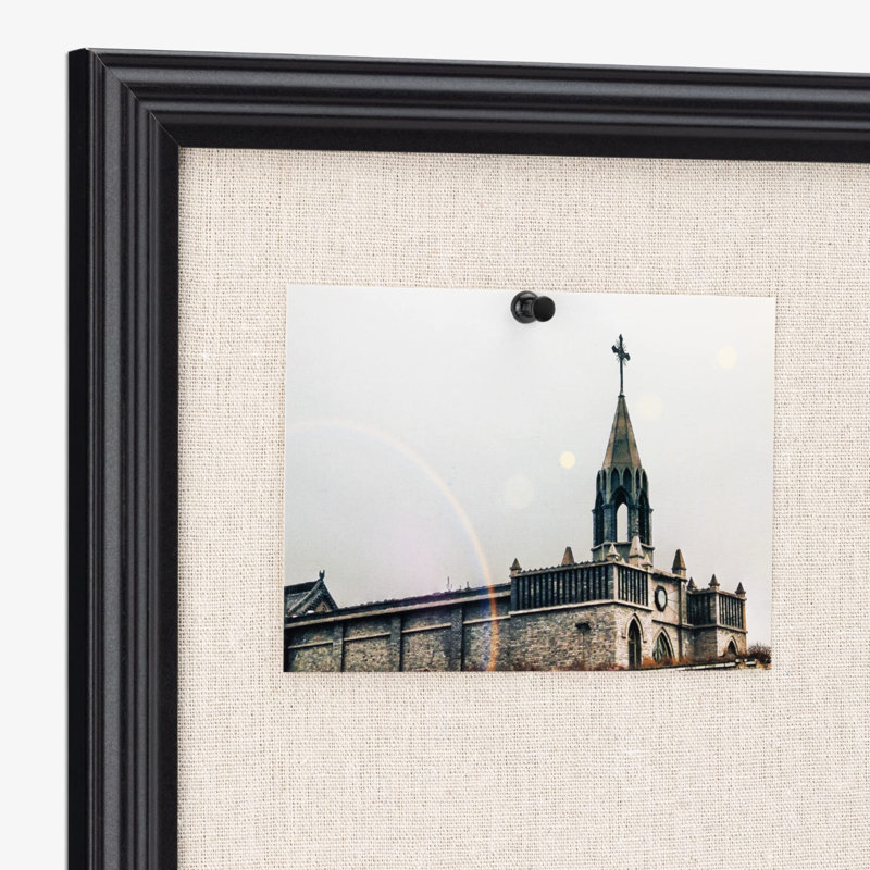 Linen Fabric Corkboard / Bulletin Board