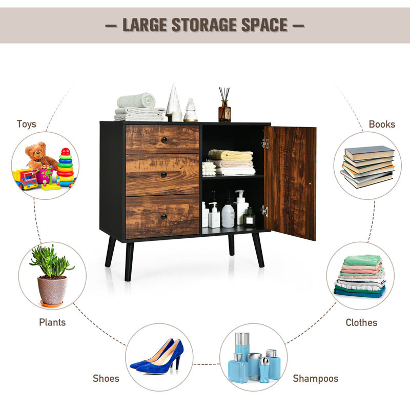 Milano 80cm Sideboard