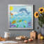 «Mermaid Play II», peinture sur toile encadrée-1182764708-1182764709