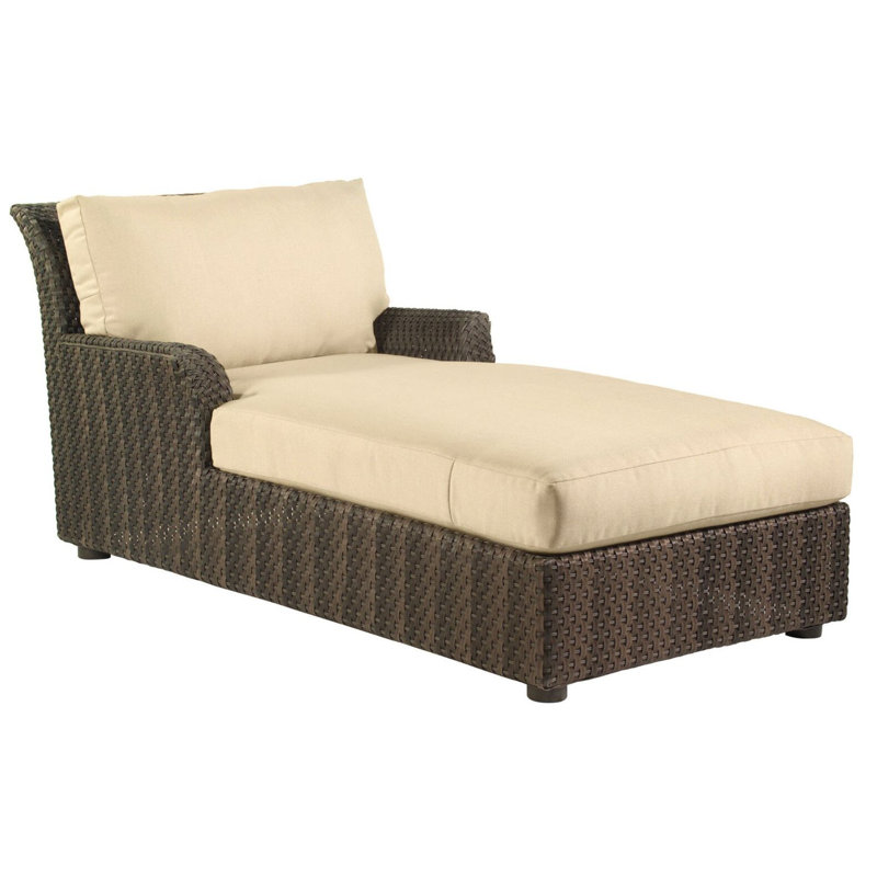 Aruba Outdoor Chaise Lounge, Augustine Gravel