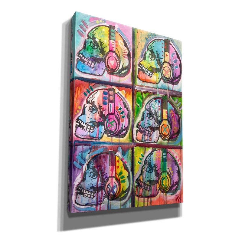 «Live Music 6UP» par Dean Russo, estampe numérique sur toile, H 26 po x l 18 po x P 0,75 po