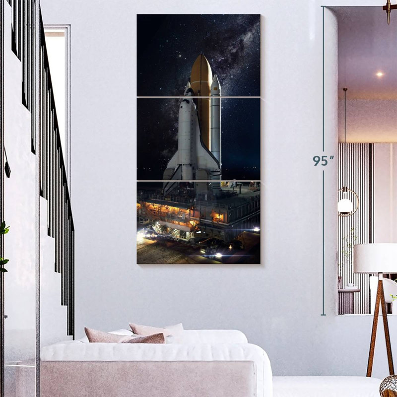 Space Shuttle, 80" H x 39" W