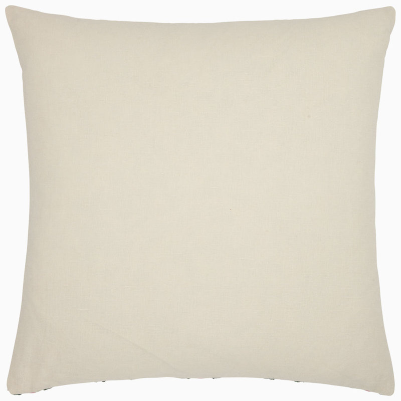 Simar Decorative Pillow, Red/Green Floral