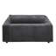 Chaise en velours côtelé gris avec 2 coussins - Structure en bois à densité de mousse D28 / d33 de conception moderne pour 1 siège relaxant, coussins foncés et siège relaxant élégant