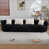Tissu en velours noir