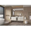 Miroir de salle de bain mural 84 x 48 pouces avec cadre en aluminium, verre haute définition pour des reflets clairs-891162146-891162147