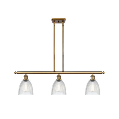 Luminaire suspendu en forme de dôme pour îlot de cuisine à 3 lumières Asdsit