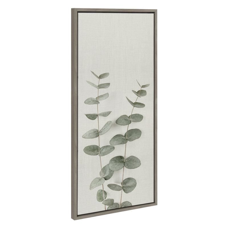 «Eucalyptus Botanical II» par The Creative Bunch Studio, reproduction d'art sur toile encadrée