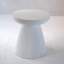 Modern Heavy Duty Patio Sturdy Faux Terrazzo Accent Table, Multi-Functional Round Side Table For Garden And Home