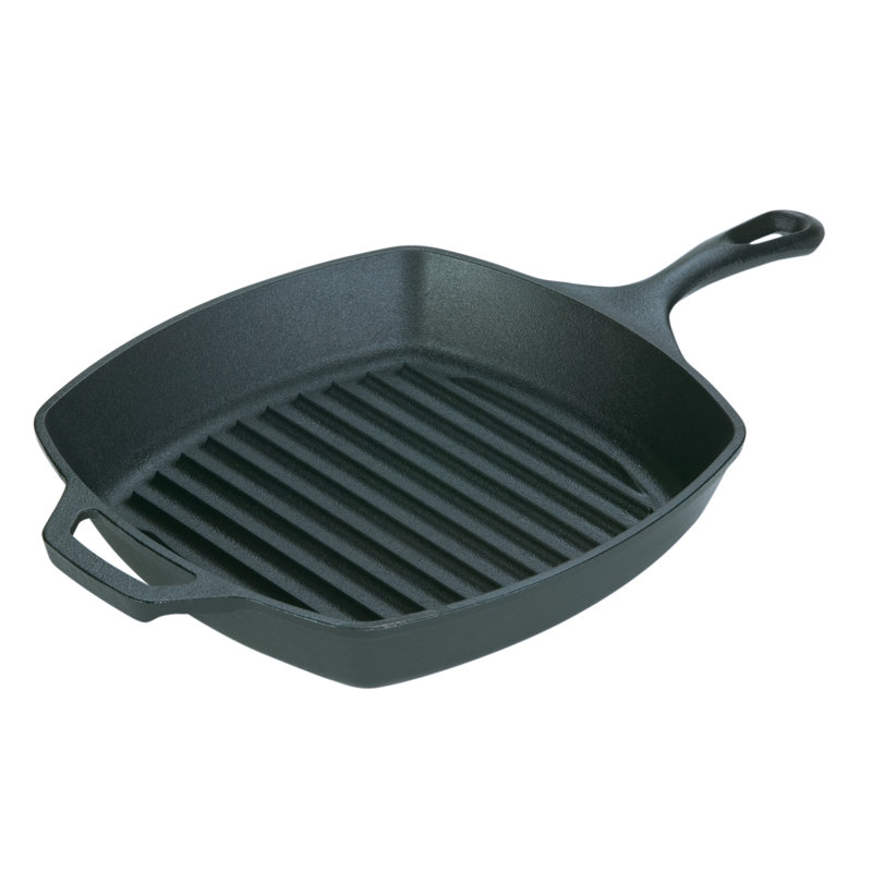 26.67cm Cast Iron Grill Pan / Griddle Set