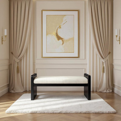 Banc en tissu Daline