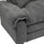 Canapé 84 po en chenille 84 po avec 2 coussins décoratifs et mousse à mémoire de forme pour salon-1806119344