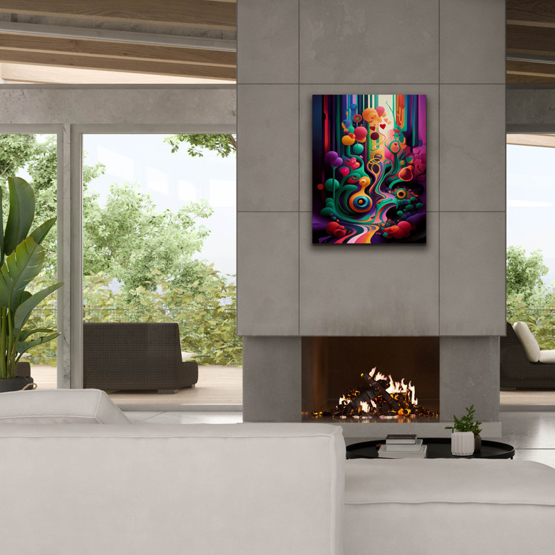 Ivy Bronx 'The Vividly Surreal Forest' by Andreas Magnusson Canvas Wall Art, 18" x 26", H 34 po x l 26 po x P 1,5 po