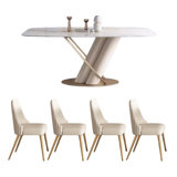 Light Luxury Modern Simple Style Rectangular Table