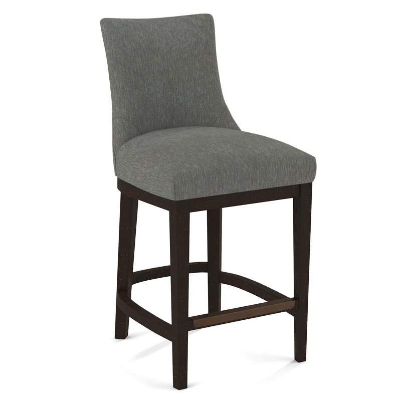 Upholstered Stool, 61597-75, Black