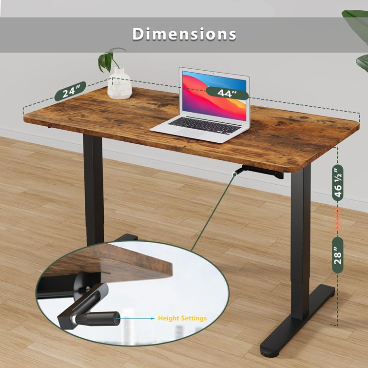 LITTLE TREE L-Shaped Computer Desk, Extra Large, Brown