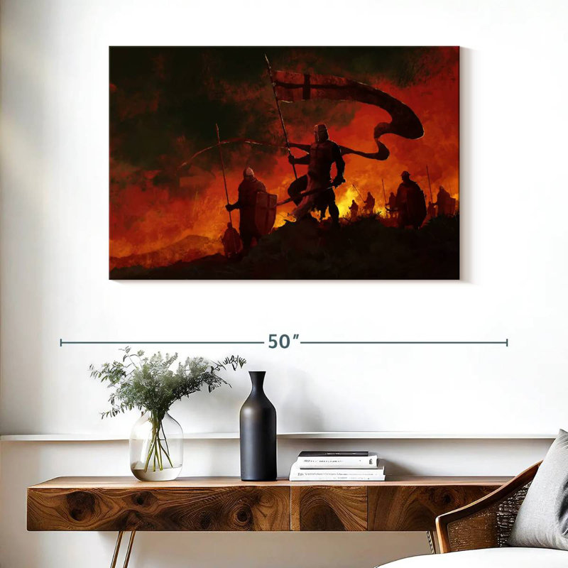 Keiri Medieval War, 26" H x 39" W